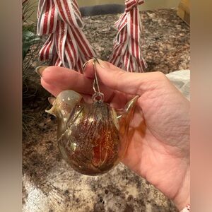 Glass Bird Ornament